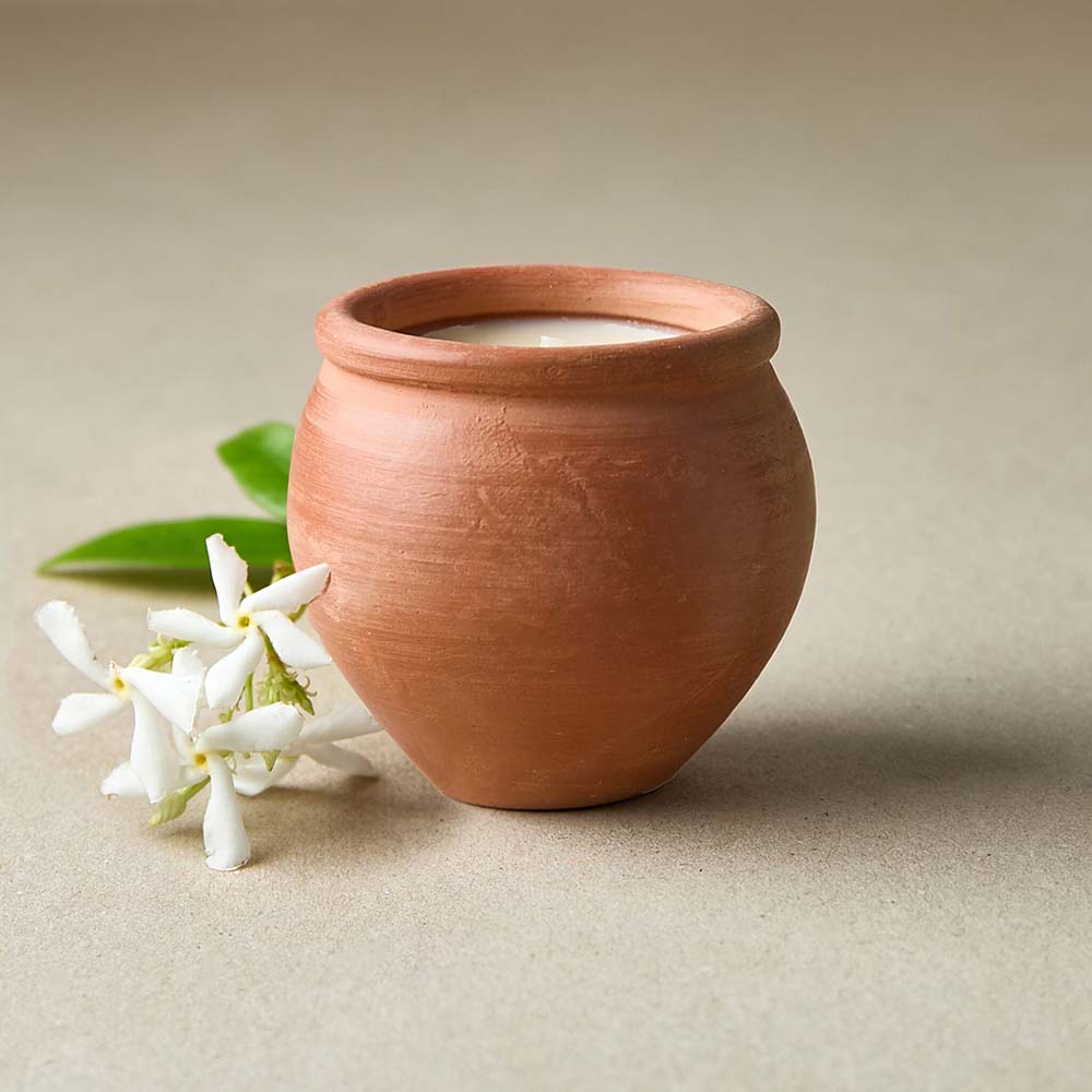 Deepti | Jasmine Scent – Single Dalit Small Handmade Candle