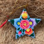 Blue Floral Star