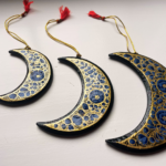 Blue & Gold Set of Moons