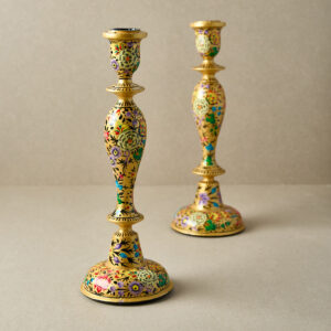 Candlesticks_gold_floral