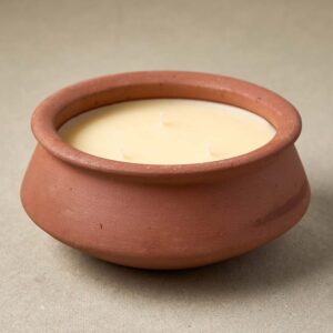 Baji | Original Scent – Large 3 Wick Terracotta Dalit Candle