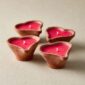 Priya | Rose Scented – Box of 4 Heart Shaped Dalit Candle Gifts